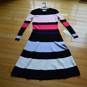 Eliza J Colorblock Knit Dress Size S NWT